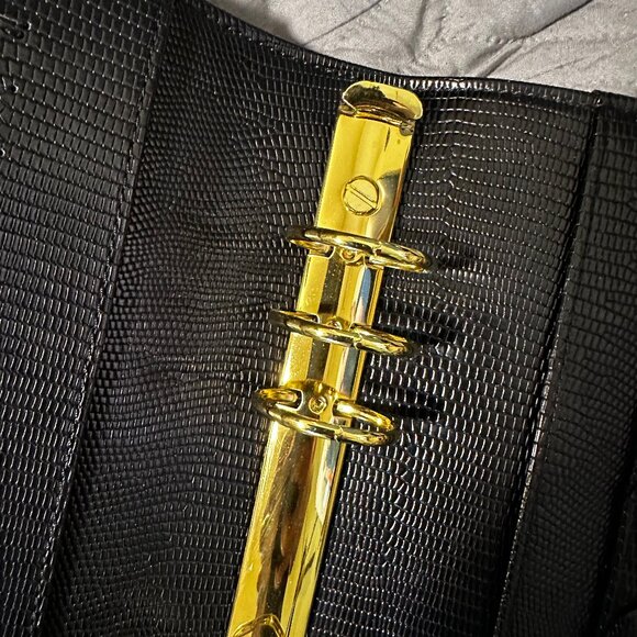 NOTIQ Ring Planner A5 Black Lizard - Picture 5 of 9